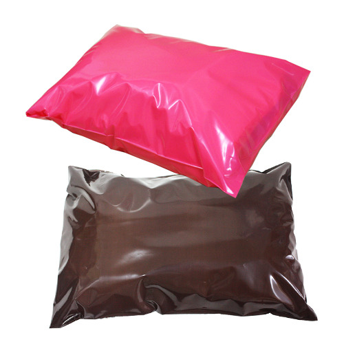 PE택배봉투[가로 60cm×세로 70cm+접착 4cm ] 색상 : 은회색/밤색/핑크 수량:100장